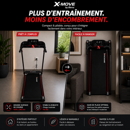 Tapis de Course Pliant Compact