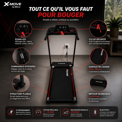 Tapis de Course Pliant Compact