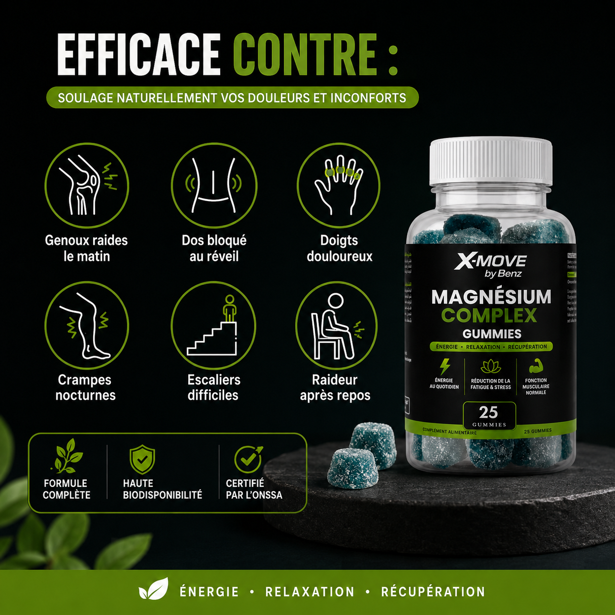 Magnesium complexe gummies
