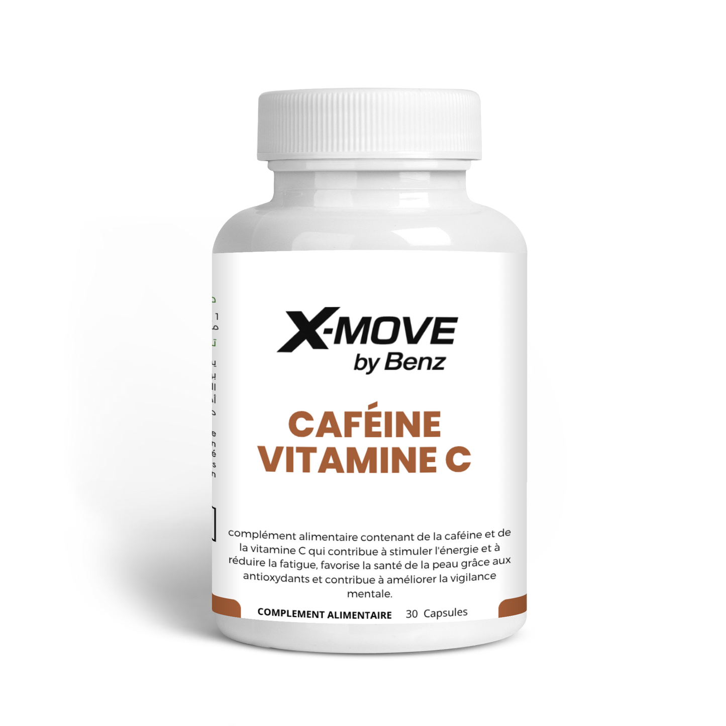Caffeine + vitamine C , 30 capsules /Flacon