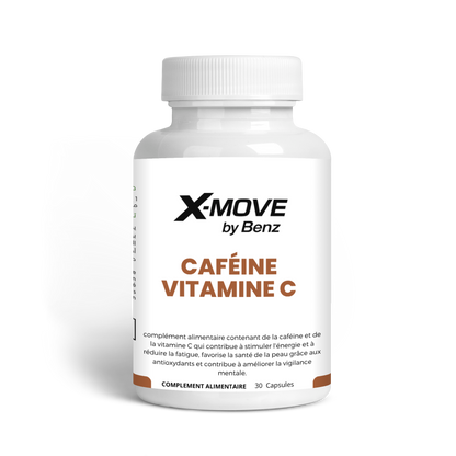 Caffeine + vitamine C , 30 capsules /Flacon